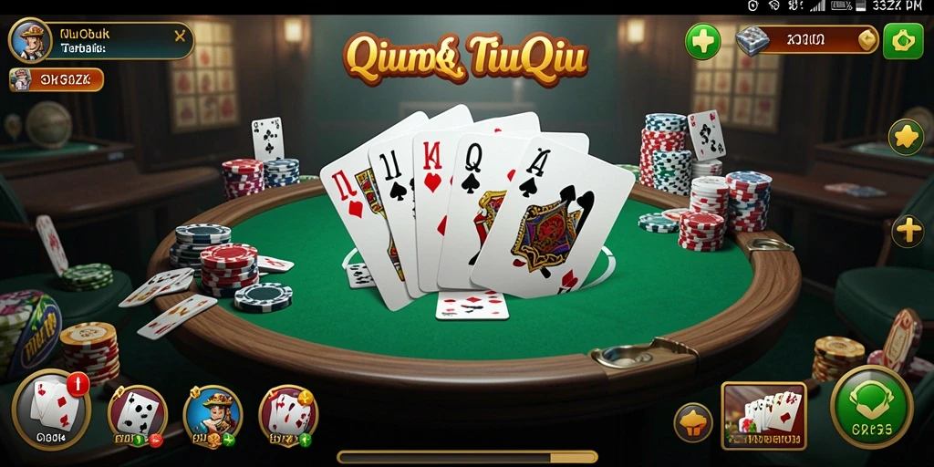Screenshot gameplay QiuQiu yang menarik dan seru.
