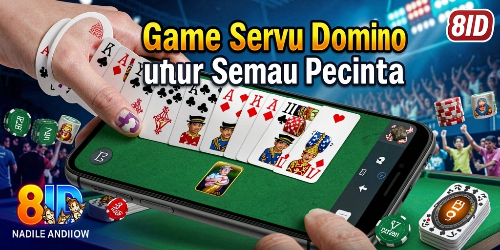 Tampilan menarik dari gameplay Domino di 8ID.