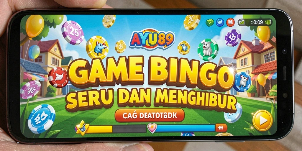 Tampilan gameplay seru AYU89 dengan suasana Bingo yang menegangkan.