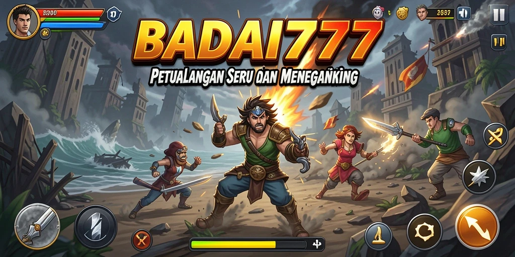 Tampilan gameplay BADAI777 yang penuh petualangan dan tantangan.