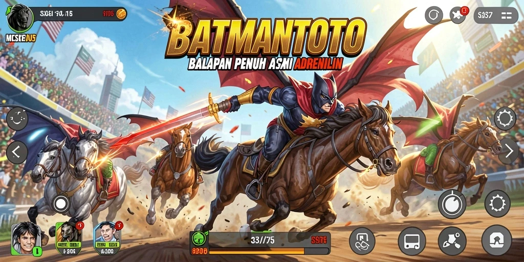 Tampilan menarik gameplay balapan dari BATMANTOTO.