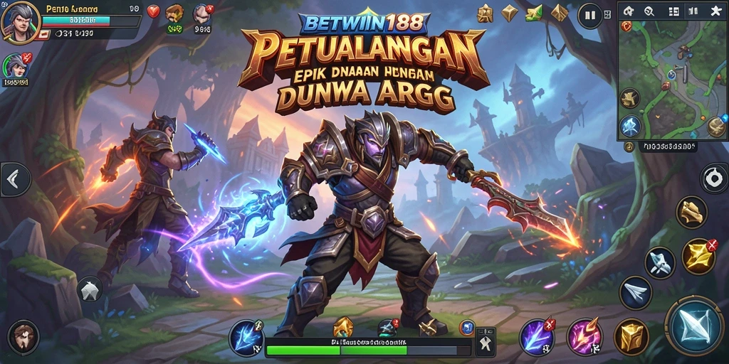 Tampilan menarik dari gameplay ARPG BETWIN188 yang seru.