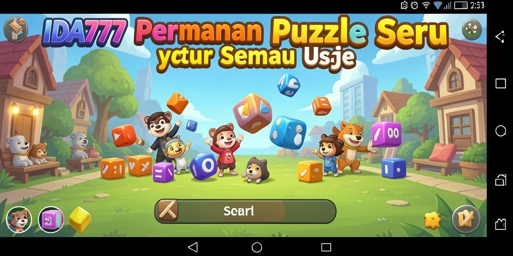 Tampilan gameplay IDA777 menampilkan tantangan puzzle yang menarik.