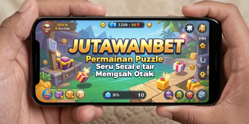 Tampilan gameplay menantang dalam JUTAWANBET yang penuh warna.