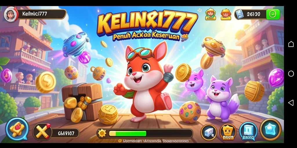 Tampilan gameplay KELINCI777 yang penuh aksi dan keseruan.