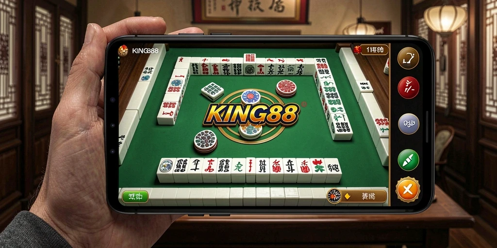 Tampilan gameplay Mahjong yang seru dan menantang di KING88.