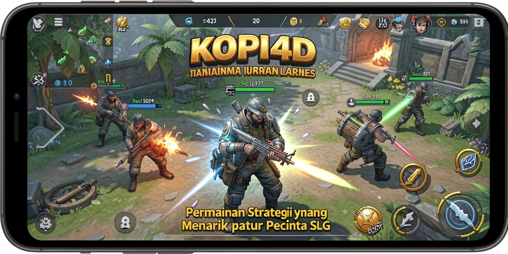 Tampilan screenshot permainan KOPI4D yang menampilkan strategis gameplay SLG.