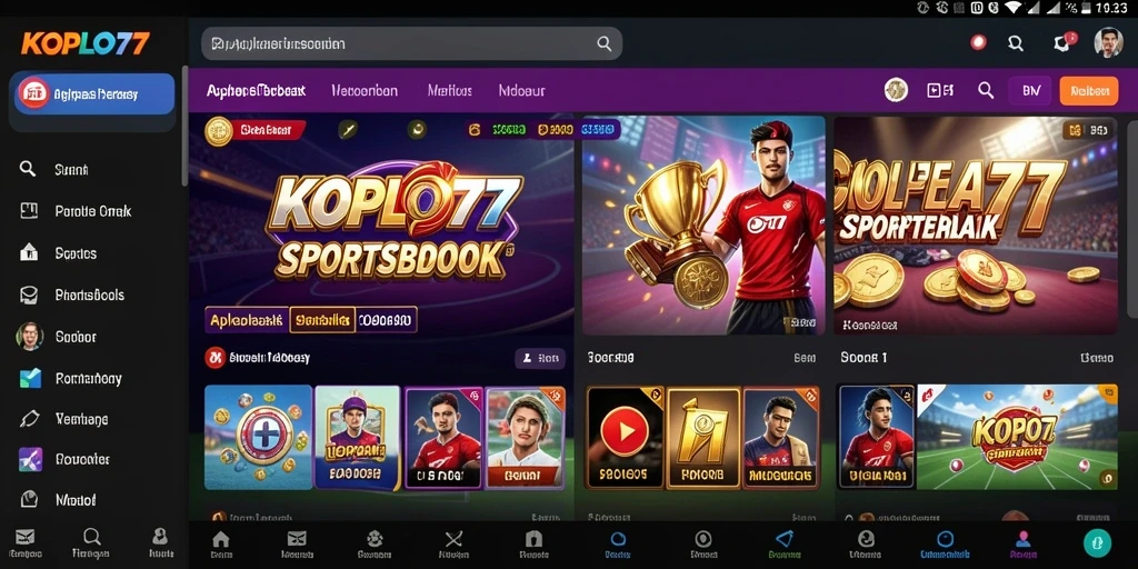 Tampilan menarik dari gameplay Sportsbook KOPLO77 saat taruhan berlangsung.