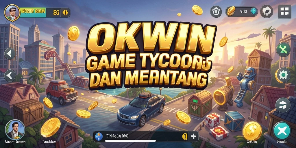 Gameplay seru dan interaktif di OKWIN dengan tantangan Tycoon.