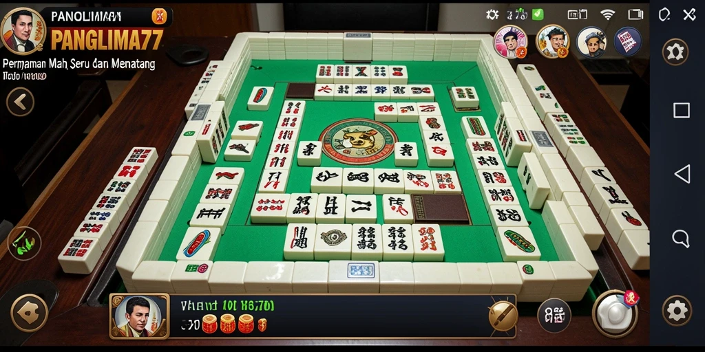 Tampilan menarik dari gameplay Mahjong yang menantang.