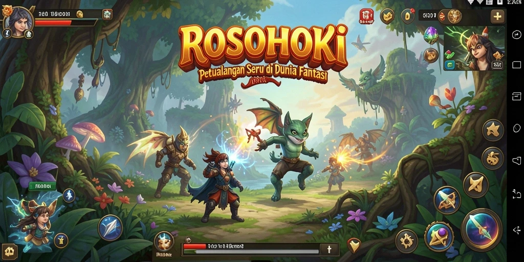 Screenshot game ROSOHOKI menampilkan aksi petualangan seru dan visual yang memukau.