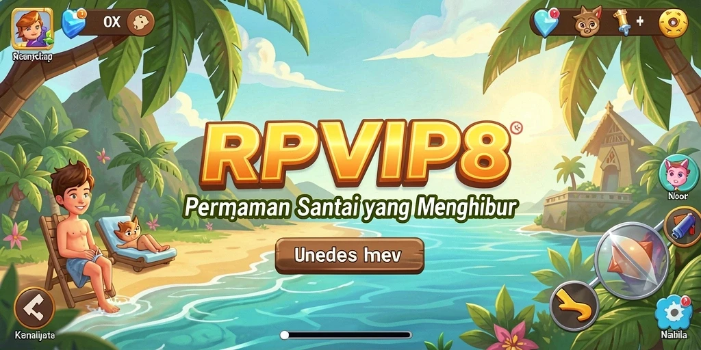 Tampilan gameplay RPVIP8 yang penuh warna dan menyenangkan.