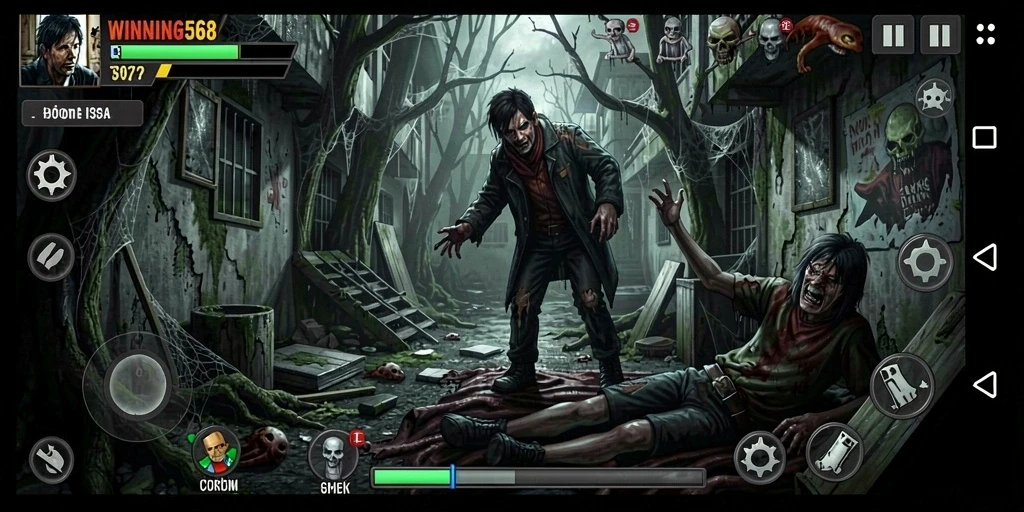 Tampilan gameplay mencekam dari WINNING568 yang menarik.